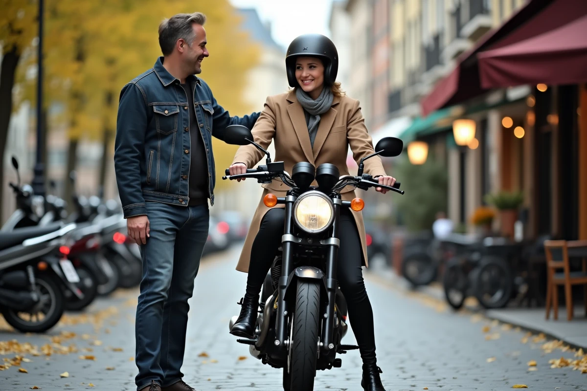 Montée d&rsquo;un passager sur une moto : le moment idéal